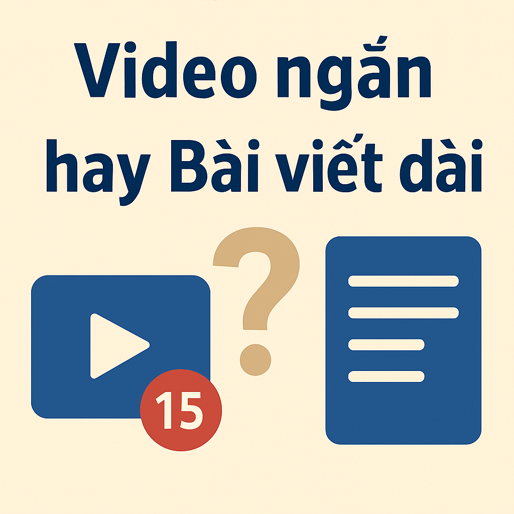 Video Ngắn Hay Bài Viết Dài – Đâu Là Chiến Lược Phù Hợp Cho Kênh Của Bạn?